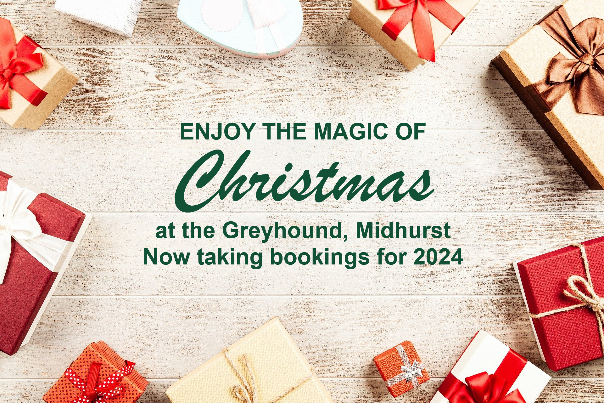 Enjoy the magic of Christmas at the Greyhound, Midhurst